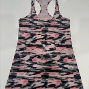 lululemon athletica Pink and Black Tank Top Medium